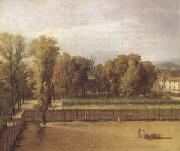 Jacques-Louis  David View of the Garden of the Luxembourg Palace (mk05) oil painting